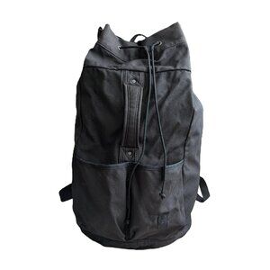 Timberland Large Black Canvas Backpack